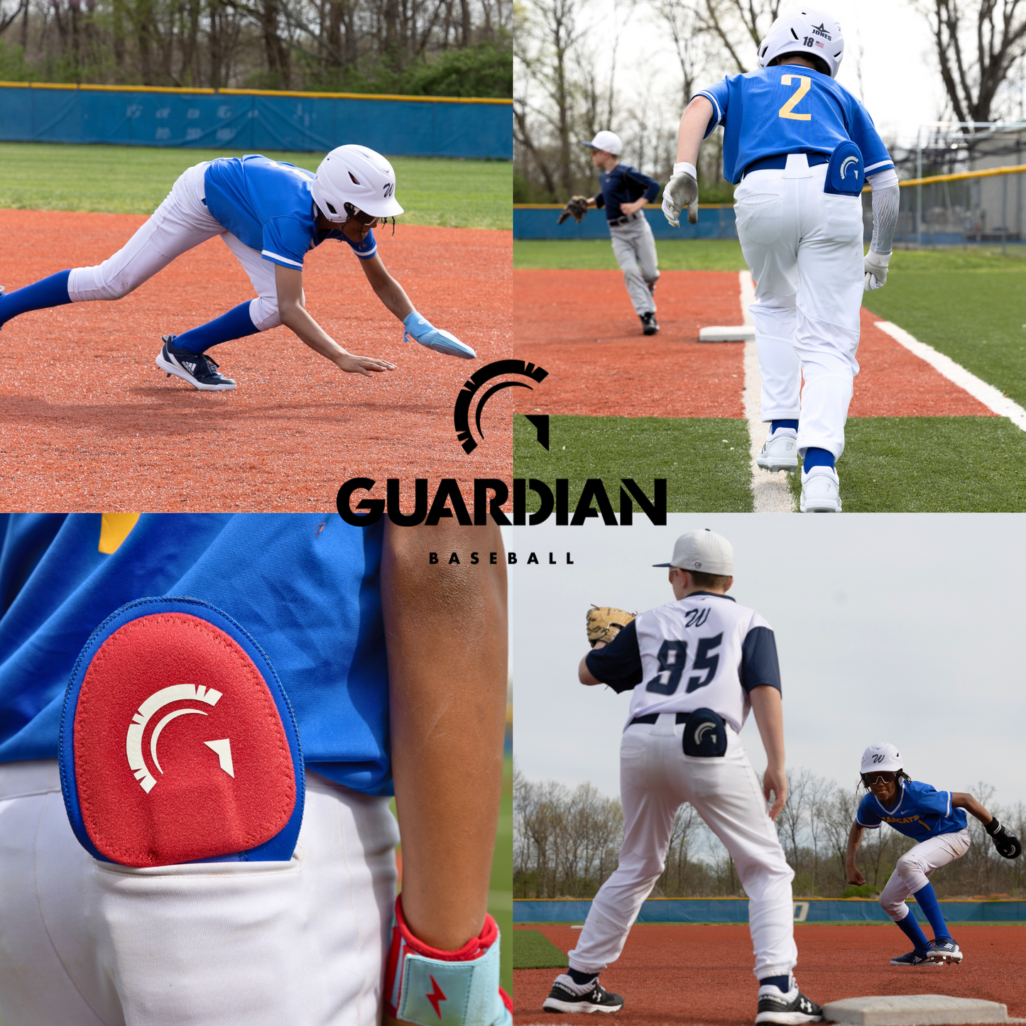 Guardian Baseball Sliding Mitt (Columbia Blue)