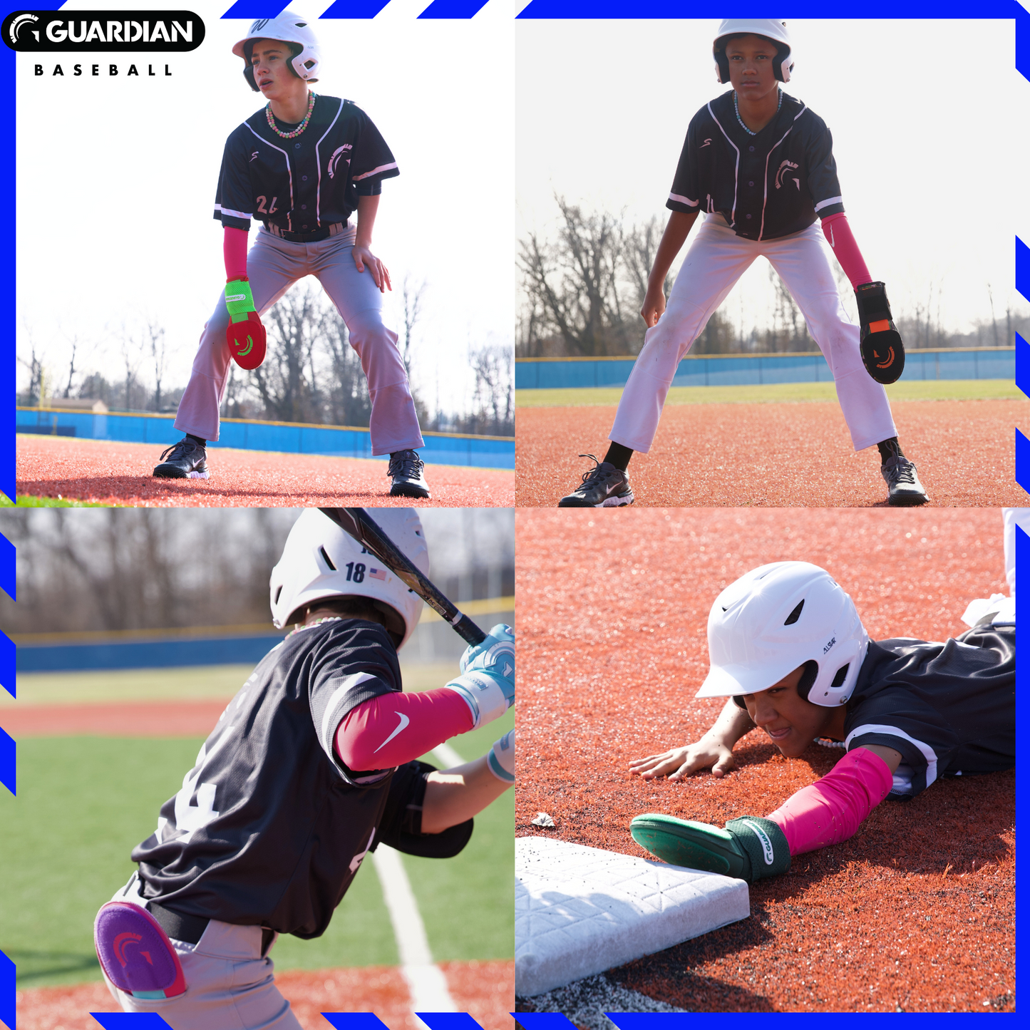 Guardian Baseball Sliding Mitt (Pink Camo)