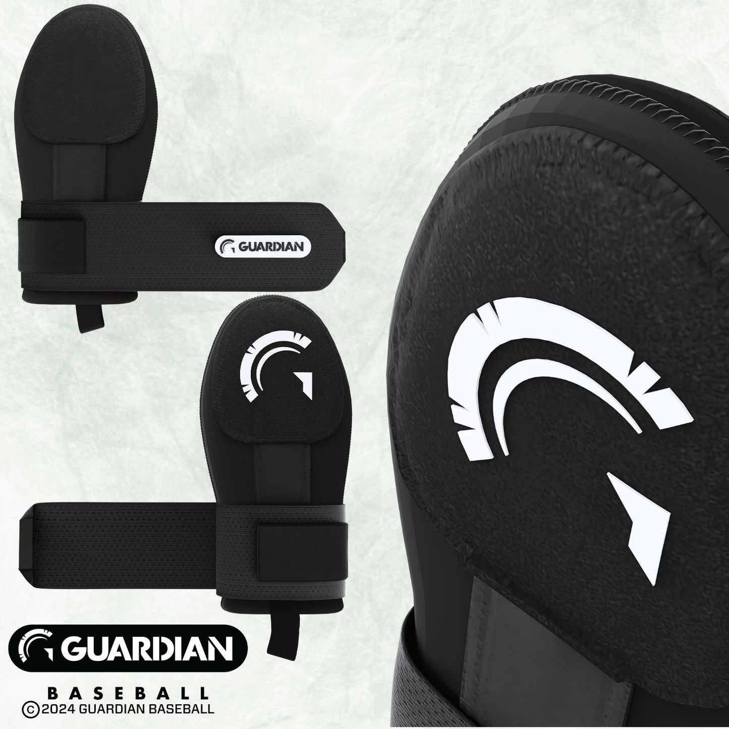 Guardian Baseball Sliding Mitt (Black)