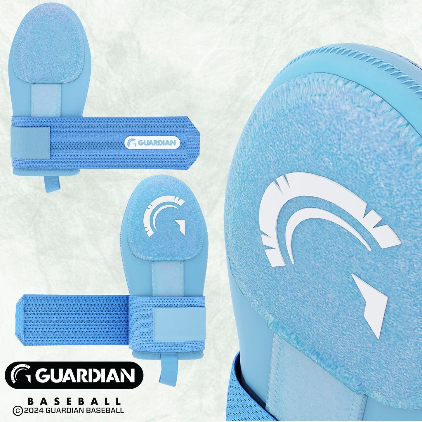 Guardian Baseball Sliding Mitt (Columbia Blue)