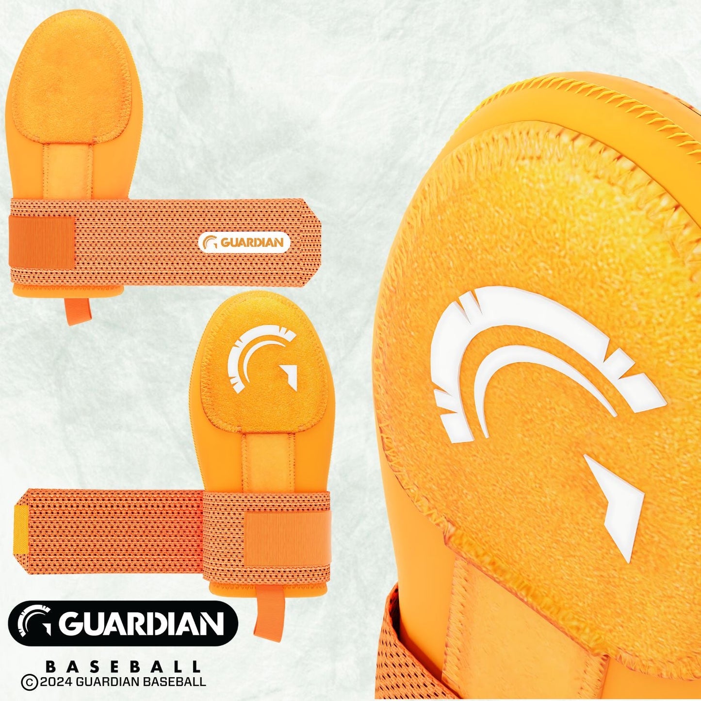 Guardian Baseball Sliding Mitt (Texas Orange)