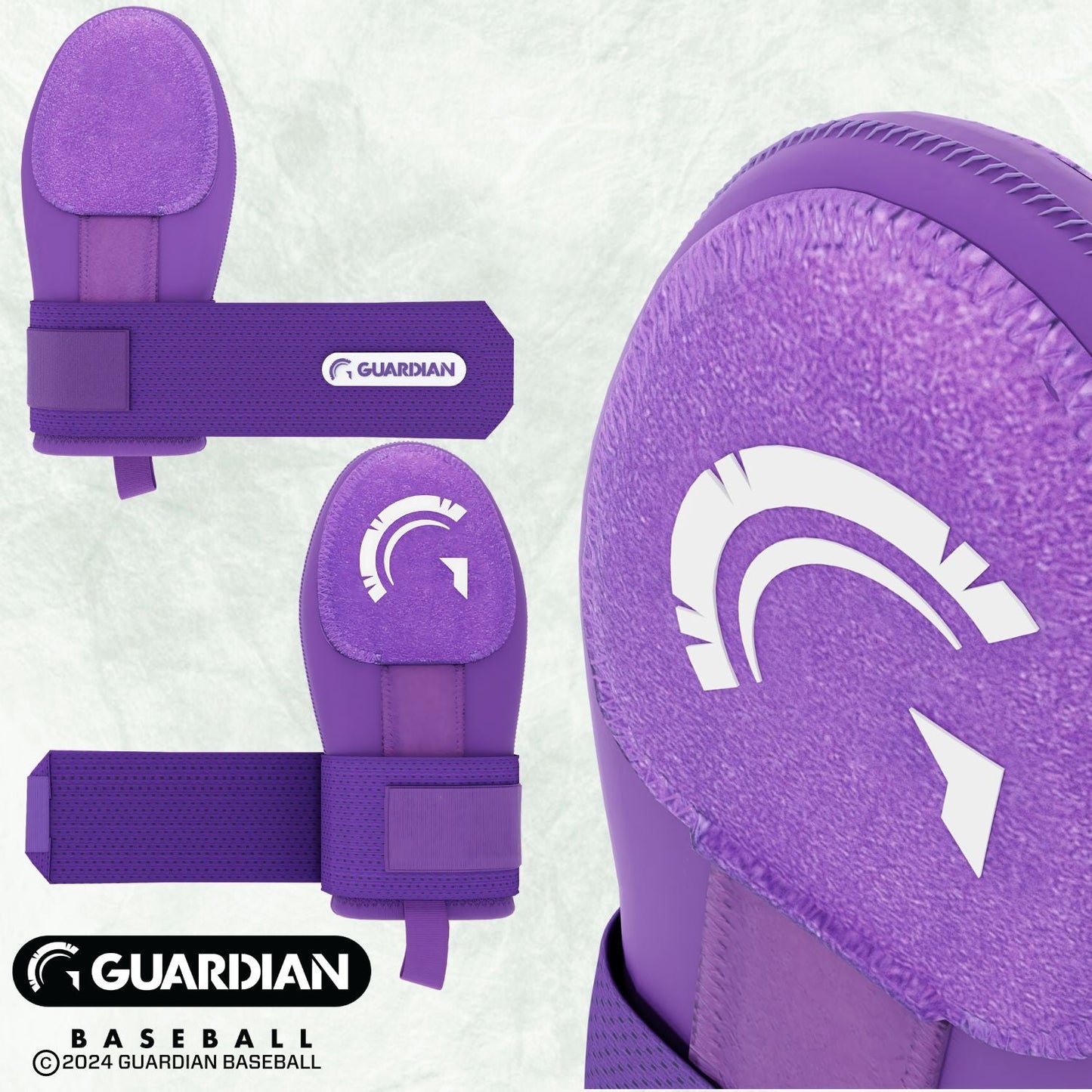 Guardian Baseball Sliding Mitt (Purple)