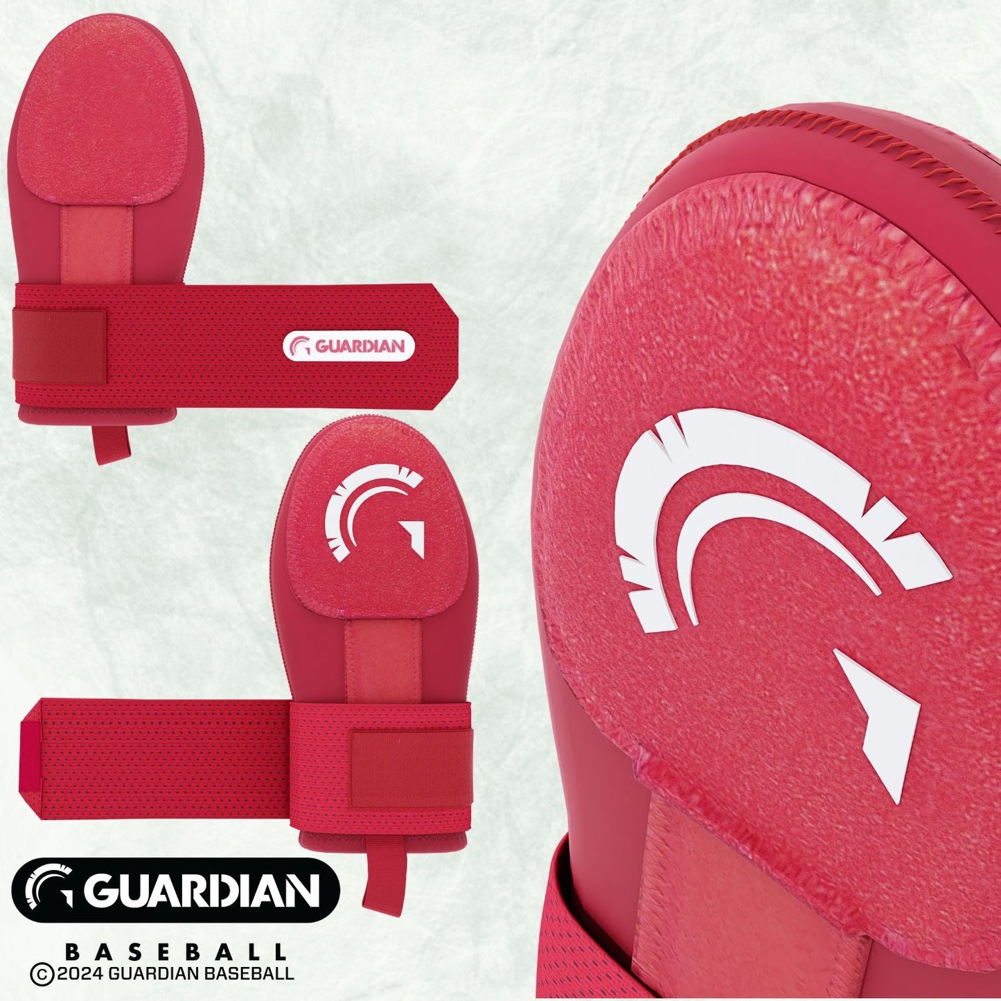 Guardian Baseball Sliding Mitt (Red)