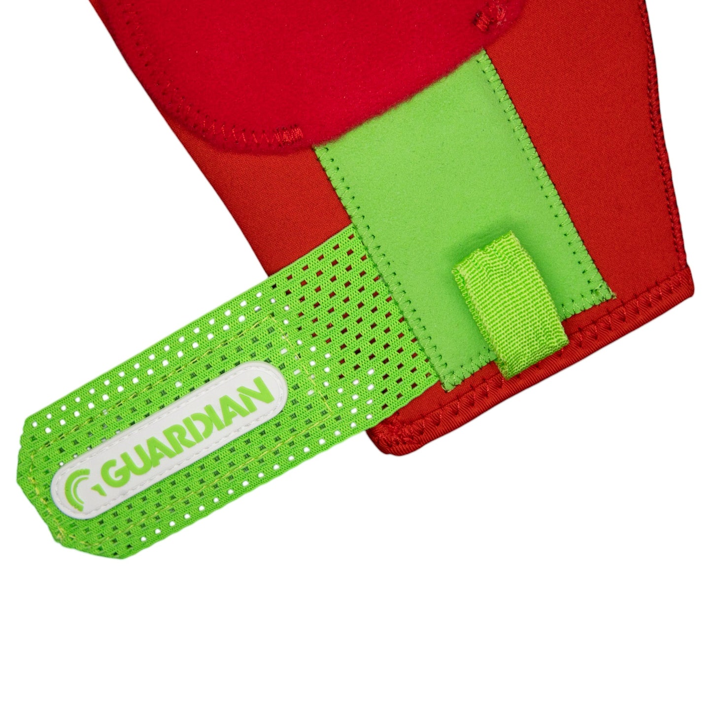 Guardian Baseball Short Baseball Softball Sliding Mitt (Red Neon Green)