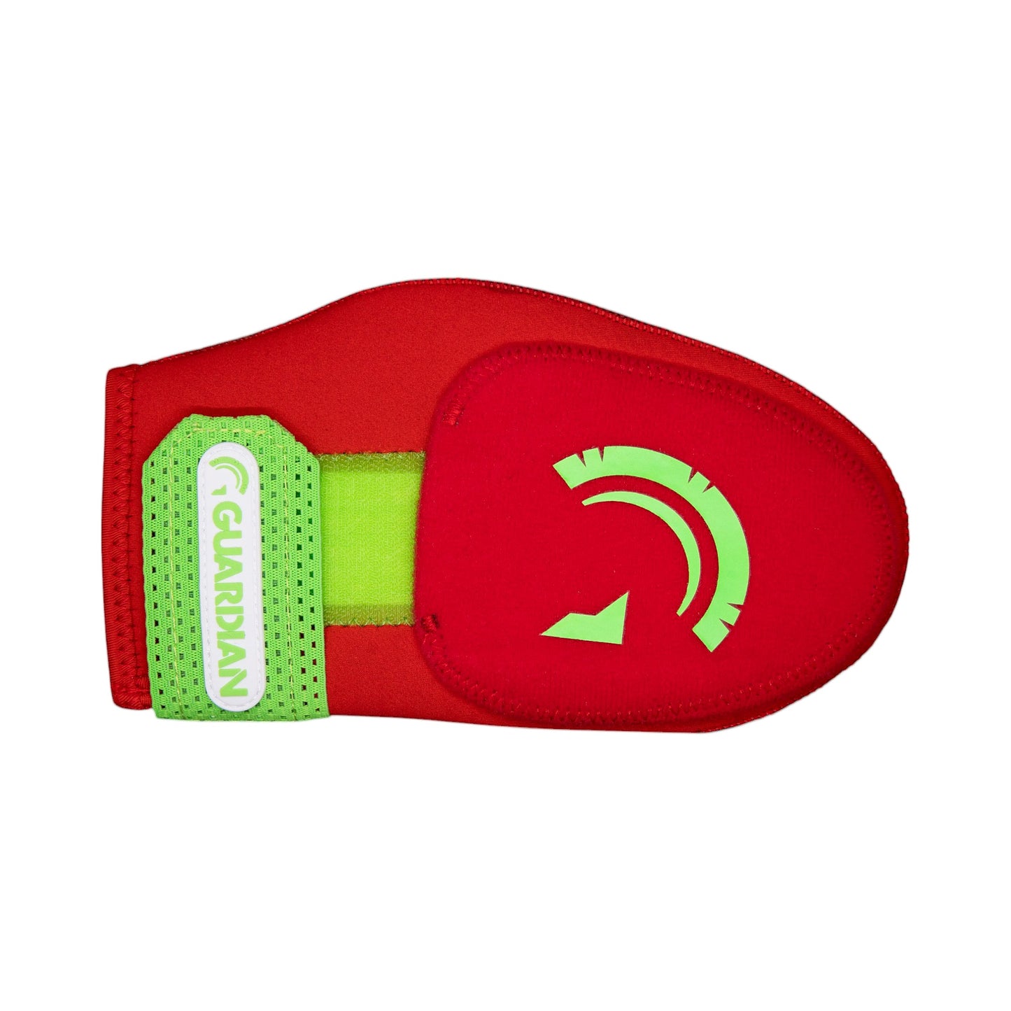 Guardian Baseball Short Baseball Softball Sliding Mitt (Red Neon Green)